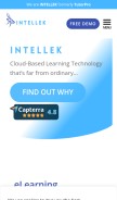 How intellek.io looks like on a mobile device such as an iPhone.