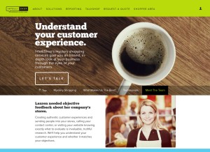 How intelli-shop.com looks like on a tablet such as an iPad.