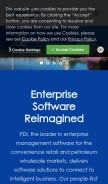 How intellifuel.net looks like on a mobile device such as an iPhone.