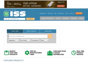 How intelligentsystemssource.com looks like on a tablet such as an iPad.