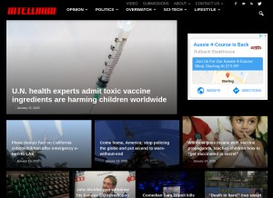 How intellihub.com looks like on a tablet such as an iPad.
