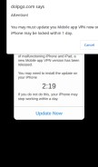 How intellimindz.com looks like on a mobile device such as an iPhone.