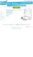 How intensedebate.com looks like on a mobile device such as an iPhone.