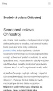 How inter-led.sk looks like on a mobile device such as an iPhone.
