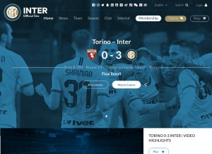 How inter.it looks like on a tablet such as an iPad.