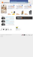How interferenza.net looks like on a mobile device such as an iPhone.
