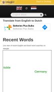 How interglot.com looks like on a mobile device such as an iPhone.