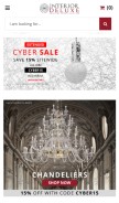 How interior-deluxe.com looks like on a mobile device such as an iPhone.