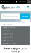 How internetbilisim.net looks like on a mobile device such as an iPhone.