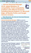 How internetdownloadmanager.com looks like on a mobile device such as an iPhone.