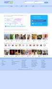How interpals.net looks like on a mobile device such as an iPhone.
