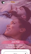 How interracialdatingcentral.com looks like on a mobile device such as an iPhone.