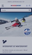 How intersport.at looks like on a mobile device such as an iPhone.