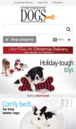 How inthecompanyofdogs.com looks like on a mobile device such as an iPhone.