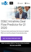 How intralinks.com looks like on a mobile device such as an iPhone.