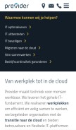 How introweb.nl looks like on a mobile device such as an iPhone.