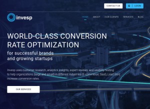 How invespcro.com looks like on a tablet such as an iPad.