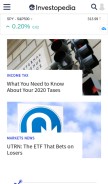 How investopedia.com looks like on a mobile device such as an iPhone.