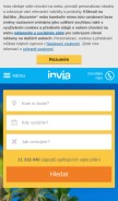 How invia.cz looks like on a mobile device such as an iPhone.