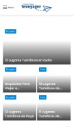 How invoyager.com looks like on a mobile device such as an iPhone.