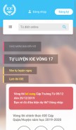 How ioe.vn looks like on a mobile device such as an iPhone.