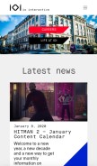 How ioi.dk looks like on a mobile device such as an iPhone.