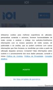 How iol.pt looks like on a mobile device such as an iPhone.