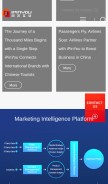 How ipinyou.com looks like on a mobile device such as an iPhone.