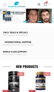 How ipumpshop.com looks like on a mobile device such as an iPhone.