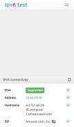 How ipv6-test.com looks like on a mobile device such as an iPhone.
