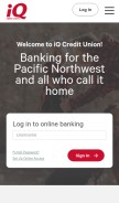 How iqcu.com looks like on a mobile device such as an iPhone.