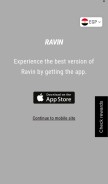 How iravin.com looks like on a mobile device such as an iPhone.