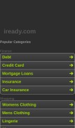 How iready.com looks like on a mobile device such as an iPhone.