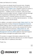 How ironkey.com looks like on a mobile device such as an iPhone.