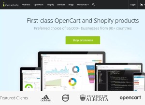 How isenselabs.com looks like on a tablet such as an iPad.
