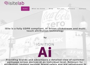 How isitelab.io looks like on a tablet such as an iPad.