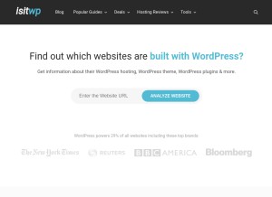 How isitwp.com looks like on a tablet such as an iPad.