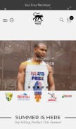 How islandprideprints.com looks like on a mobile device such as an iPhone.