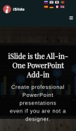 How islide-powerpoint.com looks like on a mobile device such as an iPhone.