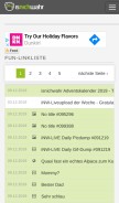 How isnichwahr.de looks like on a mobile device such as an iPhone.