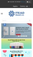How itead.cc looks like on a mobile device such as an iPhone.