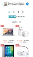 How itechdeals.com looks like on a mobile device such as an iPhone.