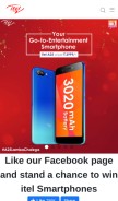 How itel-mobile.com looks like on a mobile device such as an iPhone.