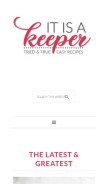 How itisakeeper.com looks like on a mobile device such as an iPhone.