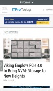 How itprotoday.com looks like on a mobile device such as an iPhone.