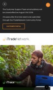 How itradenetwork.com looks like on a mobile device such as an iPhone.