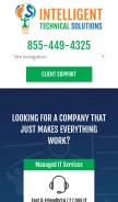How itsasap.com looks like on a mobile device such as an iPhone.