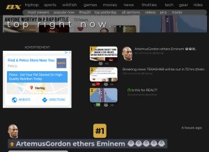 How itsbx.com looks like on a tablet such as an iPad.