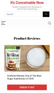 How itsconceivablenow.com looks like on a mobile device such as an iPhone.