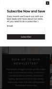 How ivoryanddeene.com looks like on a mobile device such as an iPhone.